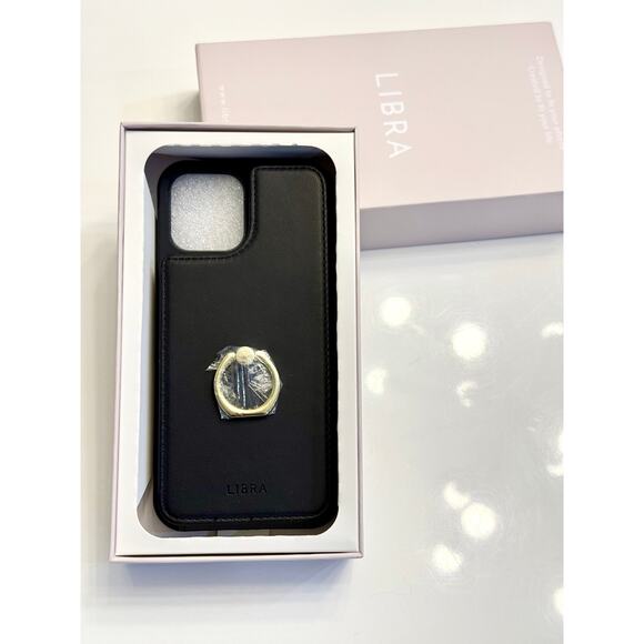 Libra Multi Case Black w/ Gold Hardware Ring fits iPhone 12 Pro Max NIB 📱💳✨ - Picture 10 of 14